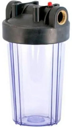 Корпус Big Blue 10" 1ВР" (с кронштейном, прозрачная колба) Гейзер