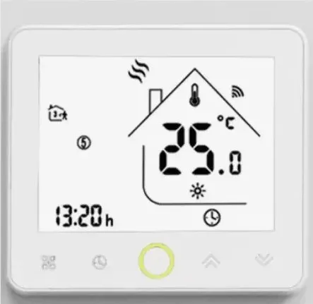Электронный проводной термостат 220В (для котла)