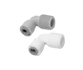 Переходник угловой трубка 3/8" - 1/4" нар. резьба Waterstry
