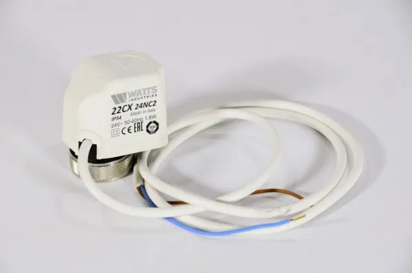 Электротермический аналоговый сервопривод, питание 24 В 22CX NС (н.з.) 22CX24NC2 WATTS
