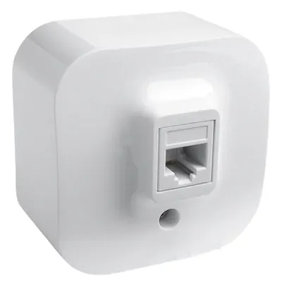 Розетка телефонная RJ11 наружная белая Legrand Quteo 782214