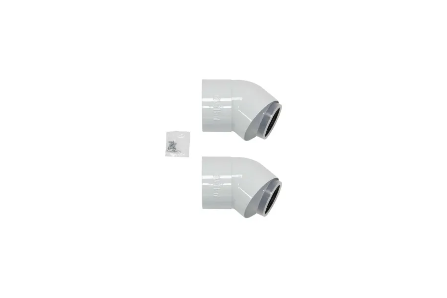 VAILLANT Отвод 45 (2 шт.) 80/125 мм РР