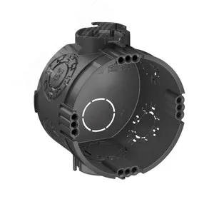 Монтажная коробка для твердых стен 60mm H46mm 7 вводов без галогена (25шт/уп) (UG 46)