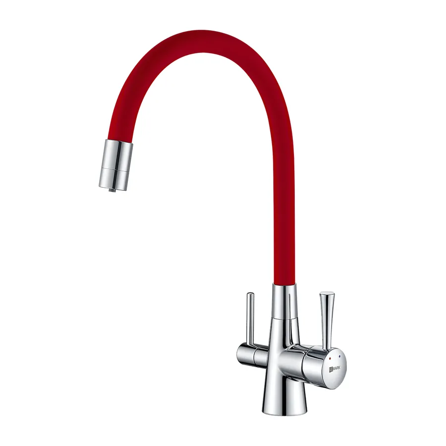 LM3075C-Red Смеситель для кухни с подключением к фильтру с питьевой водой Comfort LM3075C-Red LEMARK