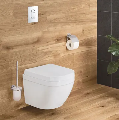 EURO CERAMIC унитаз подвесной безободковый /54х37/(белый) (без сиденья) GROHE