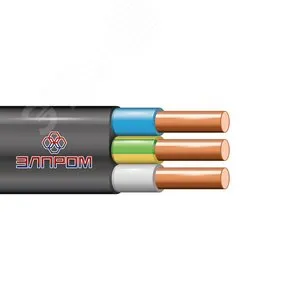 Кабель ВВГ -П нг(А)LS ltx 3х2.5 0.66кВ