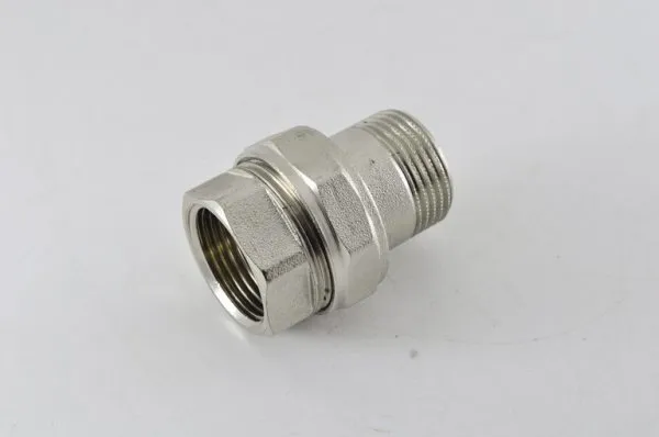 Американка прямая 1" гш STOUT (никель)