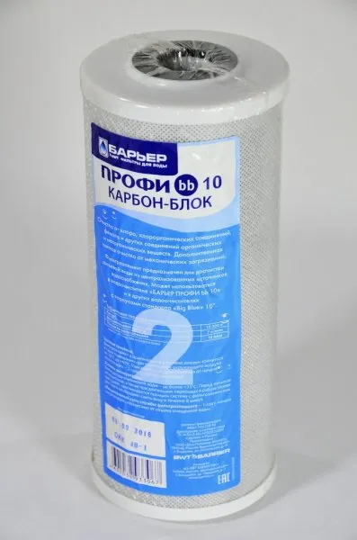 Сменный картридж ББ Карбон-блок10" БАРЬЕР