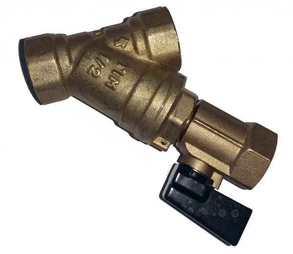 Фильтр 1/2" гг с мини краном TIM