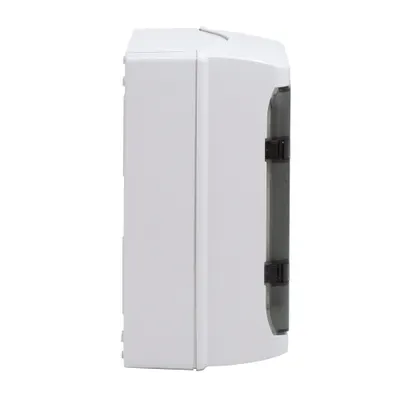 Щиток настенный с дверцей 12 мод.,IP65, серый, с клеммным блоком 63А (RB12W6TGD) DKC