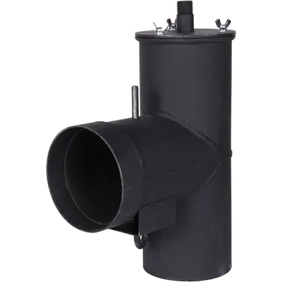 ROMMER Патрубок дымохода вертикальный D=120, L=247, H=346