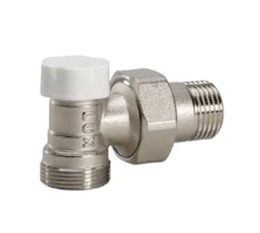 Блок-кран угловой 1/2" д/рад х M24x19 DS 132 LUXOR