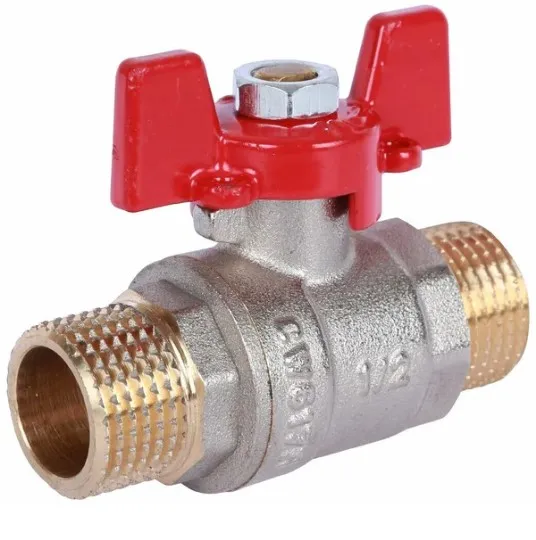 Кран шаровой 1/2" шш бабочка ROMMER