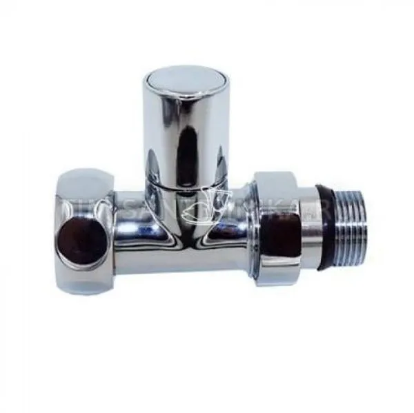 Вентиль прямой для полотенцесушителя 1" г*1/2"ш TIM