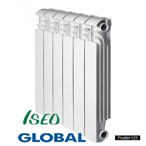 радиатор алюм. Global ISEO 350/ 80 ( 8 секций)