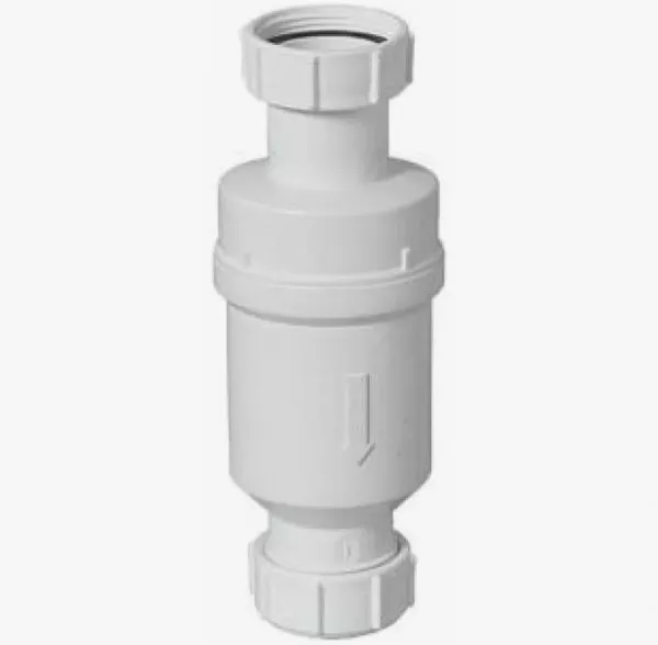 Самозакрывающийся сливной клапан, сухой затвор вход 1 1/2", выход 40 мм McAlpine