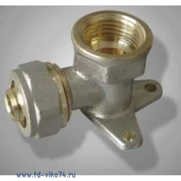Уголок с креплением ц+г 16*3/4" Frap FR1607