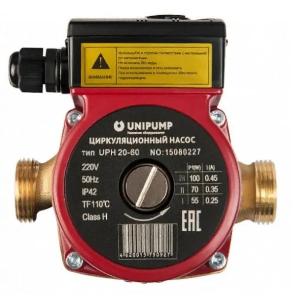 Насос циркуляционный 20-60 130 UPН (ГВС) 3/4 н.р.UNIPUMP