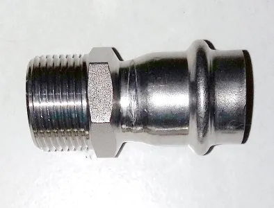 Муфта нерж. сталь с нар.р. 22х 1/2"