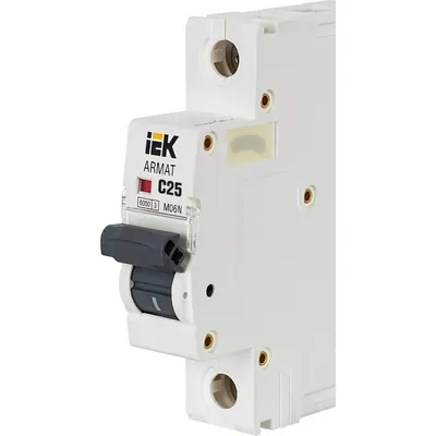 Выключатель автоматический 1P C 25А M06N (AR-M06N-1-C025) ARMAT IEK