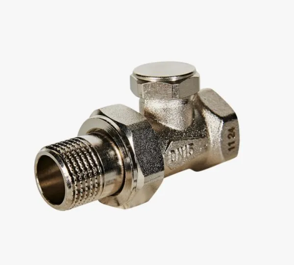 Блок-кран прямой 1/2" д/рад ROMMER