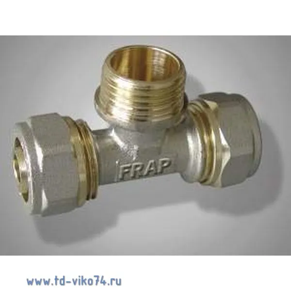 Тройник 2ц+ш 16*3/4" Frap, TTM, LTM, RVC
