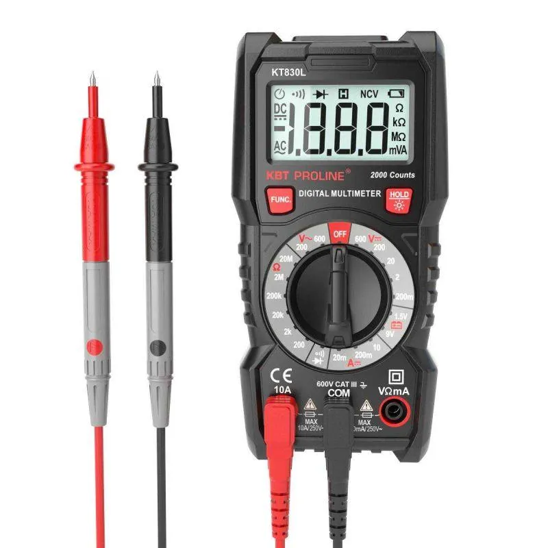 Мультиметр цифровой KT 830L PROLINE 79127 КВТ
