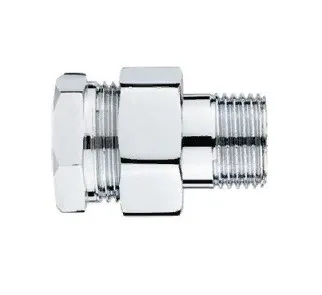 Американка прямая 1" гш TIM (ХРОМ)