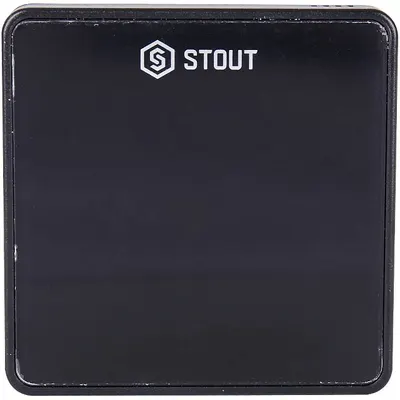 Беспроводной датчик температуры пола C-8f, черный STOUT