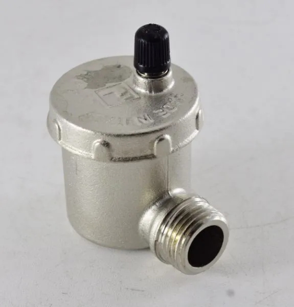 Воздухоотводчик автоматический боковое подключение 1/2" STOUT