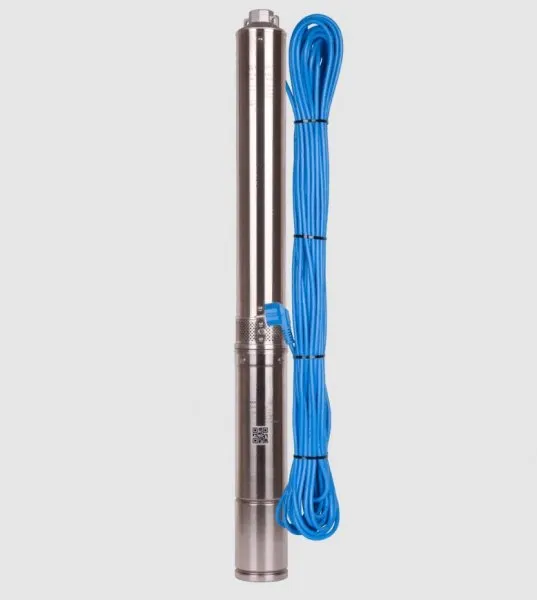 Насос скважинный Aquario ASP 1.8E-50-90 3,5" (750Вт встр.конд., каб.50м) H= 60 м Q=3,6 м³/час