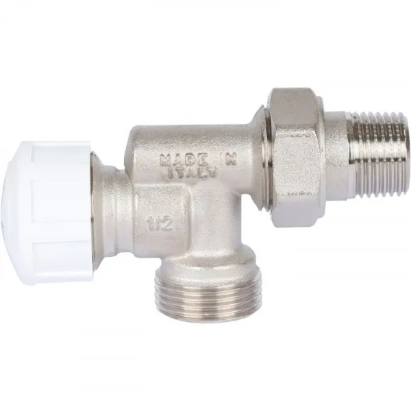 Клапан термостатический угловой 1/2" х 3/4" ЕК д/рад (осевой) STOUT