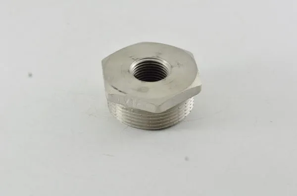 Футорка 1 1/2" наруж - 1 1/4" внутр STOUT (никель)