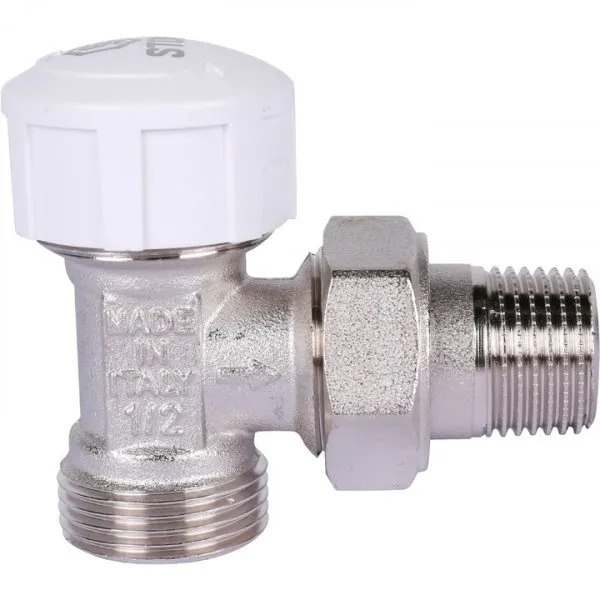 Клапан термостатический угловой 1/2" х 3/4" ЕК д/рад STOUT