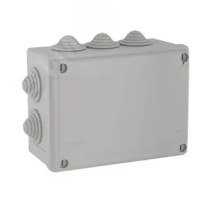 Коробка распределительная 150х110x70мм IP55 с кабельными вводами (54000)