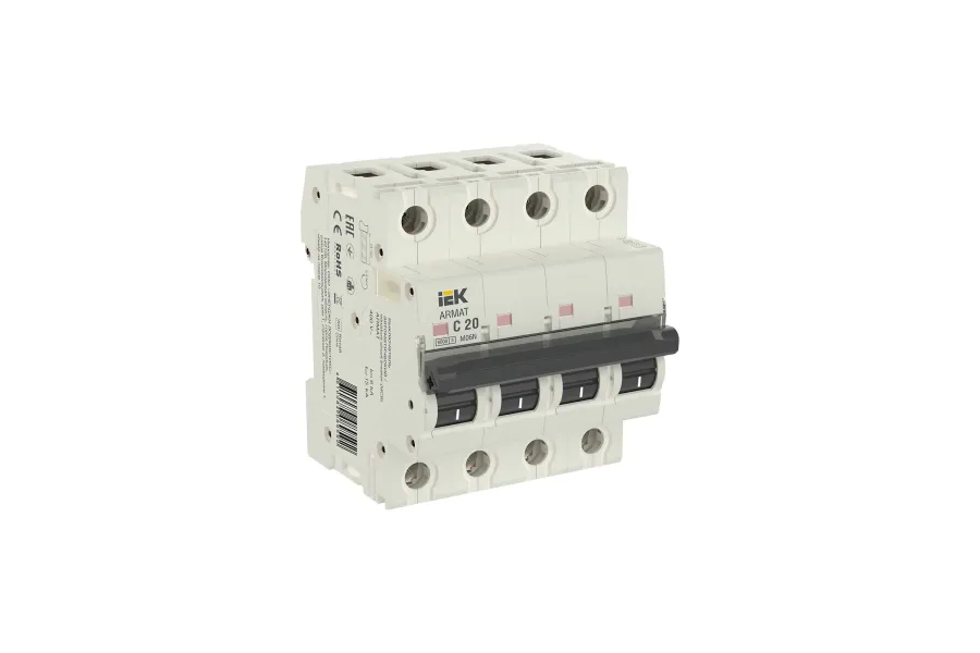 Выключатель автоматический 4P 20А C M06N (AR-M06N-4-C020) ARMAT IEK