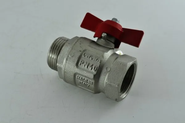 Кран шаровой 1" гш бабочка полнопроходной IDEAL 093 ITAP