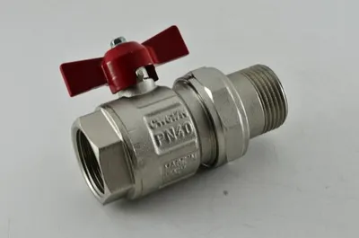 Кран шаровой 1" гш американка бабочка IDEAL 098 ITAP