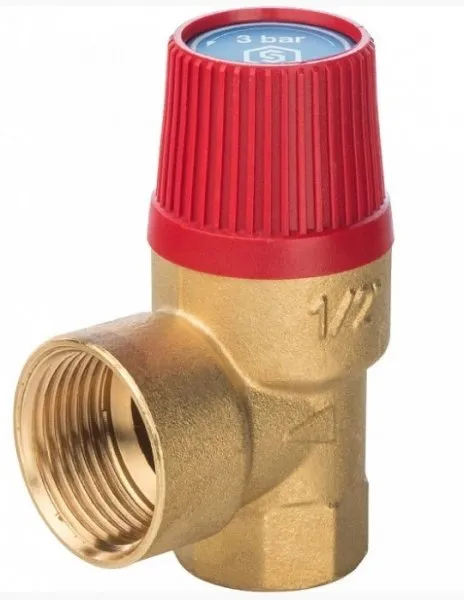 Клапан предохранительный 1/2" * 3,0 бар STOUT