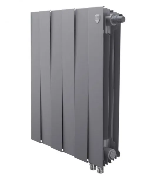 Радиатор Royal Thermo PianoForte 500 /Silver Satin - 6 секц. VDR (нижнее, правое)