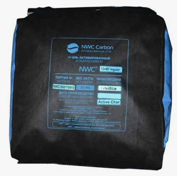 Активированный Уголь NWC 12*40 `regular` (мешок 25 кг, 50л)