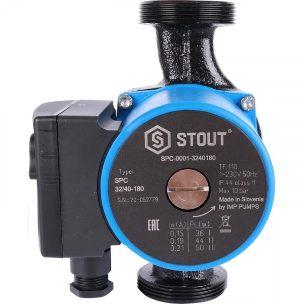 Насос циркуляционный 25/ 60 -180 мм SPC STOUT