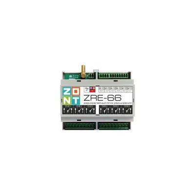 ZONT Блок расширения безпроводной ZRE-66E ( 6 зон ) 868МГц для универсальных контроллеров (связь через МЛ-590)