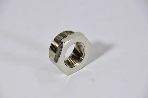 Футорка 1 1/4" наруж - 1" внутр STOUT (никель)