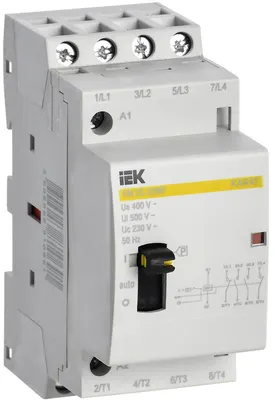 Контактор модульный с ручным упр. КМ25-22МР AC KARAT IEK (MKK12-25-22)