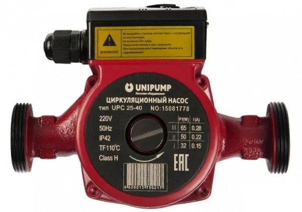 Насос циркуляционный 25/ 60 -180 мм UPC Unipamp