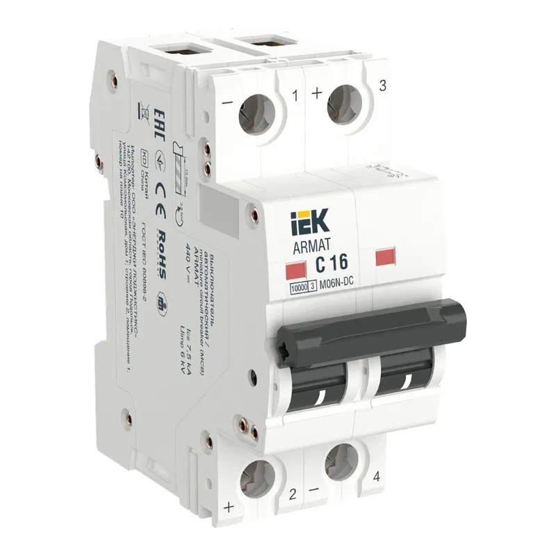 Выключатель автоматический 2P C 32А M06N (AR-M06N-2-C032) ARMAT IEK