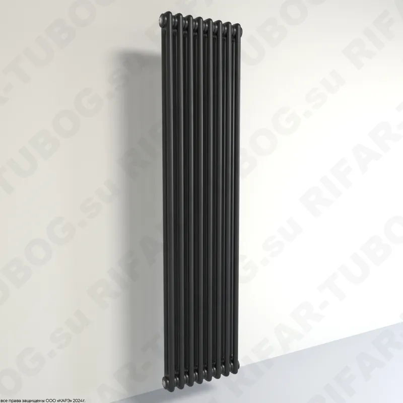 RIFAR TUBOG 2200/ 8 радиатор трубчатый боковое подключение (цвет Антрацит)