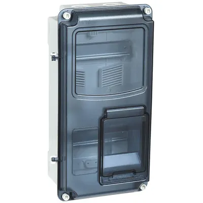 Корпус пластиковый ЩУРн-П 1/8 IP66 PC LIGHT IEK (MSP1-N-08-66-L)