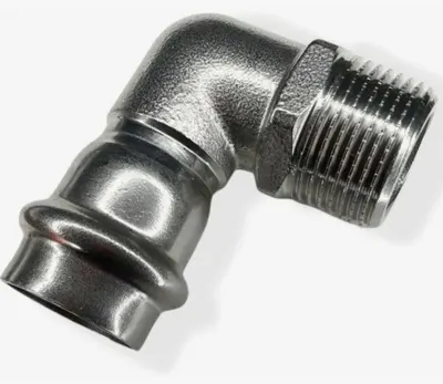 Угольник 90° с нар.р нерж. сталь 28х1" ZEISSLER